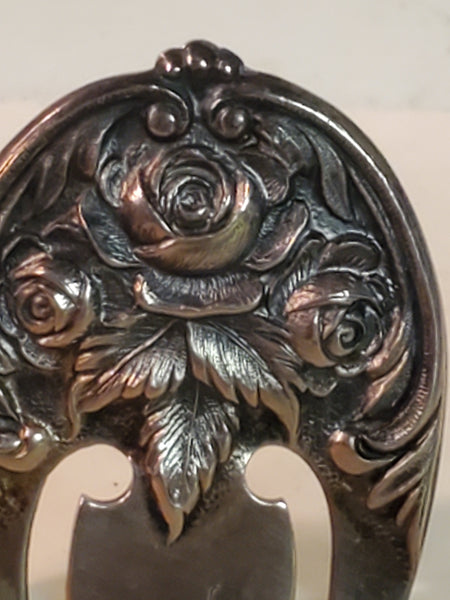 S. KIRK & Sons bookmark, sterling repousse
