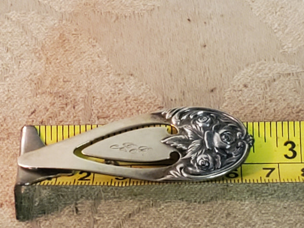 S. KIRK & Sons bookmark, sterling repousse