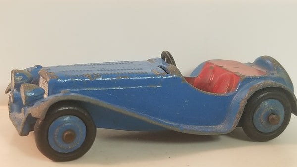 Dinky Toys 38F Jaguar SS100 sports car 1950s