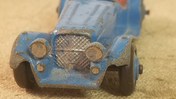 Dinky Toys 38F Jaguar SS100 sports car 1950s